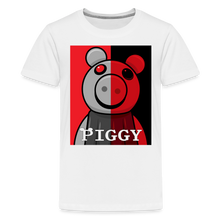 Load image into Gallery viewer, PIGGY - Split-Face Piggy T-Shirt (Youth) - white
