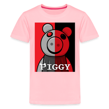 Load image into Gallery viewer, PIGGY - Split-Face Piggy T-Shirt (Youth) - pink
