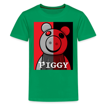 Load image into Gallery viewer, PIGGY - Split-Face Piggy T-Shirt (Youth) - kelly green

