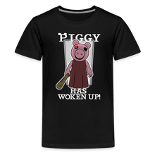Load image into Gallery viewer, PIGGY - Piggy Has Woken Up T-Shirt (Youth) - black
