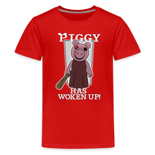 Load image into Gallery viewer, PIGGY - Piggy Has Woken Up T-Shirt (Youth) - red
