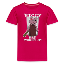 Load image into Gallery viewer, PIGGY - Piggy Has Woken Up T-Shirt (Youth) - dark pink

