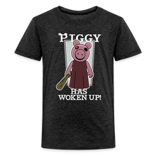 Load image into Gallery viewer, PIGGY - Piggy Has Woken Up T-Shirt (Youth) - charcoal grey
