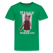Load image into Gallery viewer, PIGGY - Piggy Has Woken Up T-Shirt (Youth) - kelly green
