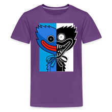 Load image into Gallery viewer, POPPY PLAYTIME - Huggy Duality T-Shirt (Youth) - purple
