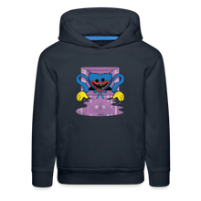 Load image into Gallery viewer, POPPY PLAYTIME - Huggy Faces Hoodie (Youth) - navy
