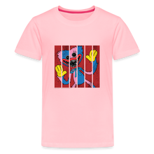Load image into Gallery viewer, POPPY PLAYTIME - Huggy &amp; Kissy Split T-Shirt (Youth) - pink
