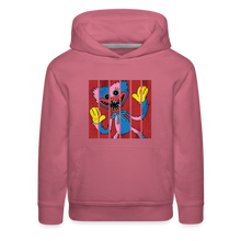 Load image into Gallery viewer, POPPY PLAYTIME - Huggy &amp; Kissy Split Hoodie (Youth) - mauve
