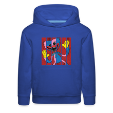 Load image into Gallery viewer, POPPY PLAYTIME - Huggy &amp; Kissy Split Hoodie (Youth) - royal blue
