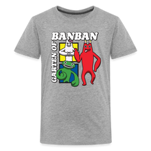 Load image into Gallery viewer, GARTEN OF BANBAN - Character Squares T-Shirt (Youth) - heather gray
