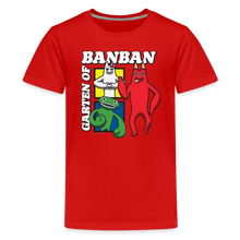 Load image into Gallery viewer, GARTEN OF BANBAN - Character Squares T-Shirt (Youth) - red
