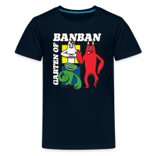 Load image into Gallery viewer, GARTEN OF BANBAN - Character Squares T-Shirt (Youth) - deep navy
