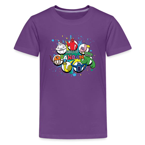 GARTEN OF BANBAN - Character Circles T-Shirt (Youth) - purple