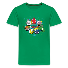 Load image into Gallery viewer, GARTEN OF BANBAN - Character Circles T-Shirt (Youth) - kelly green
