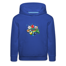 Load image into Gallery viewer, GARTEN OF BANBAN - Character Circles Hoodie (Youth) - royal blue
