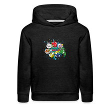 Load image into Gallery viewer, GARTEN OF BANBAN - Character Circles Hoodie (Youth) - charcoal grey
