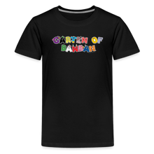 Load image into Gallery viewer, GARTEN OF BANBAN - Character Letters T-Shirt (Youth) - black
