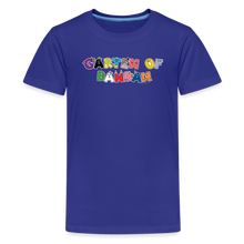 Load image into Gallery viewer, GARTEN OF BANBAN - Character Letters T-Shirt (Youth) - royal blue
