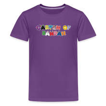 Load image into Gallery viewer, GARTEN OF BANBAN - Character Letters T-Shirt (Youth) - purple
