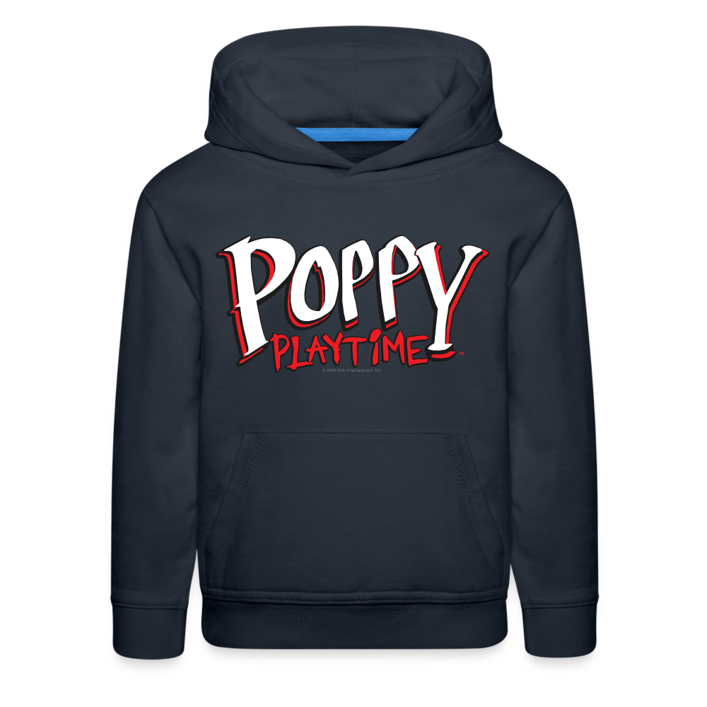 トップス POPPY BIG LOGO SWEATSHIRT (BLUE) POPPY PLAYTIME - Logo Hoodie (Youth) – EpicDrops.com