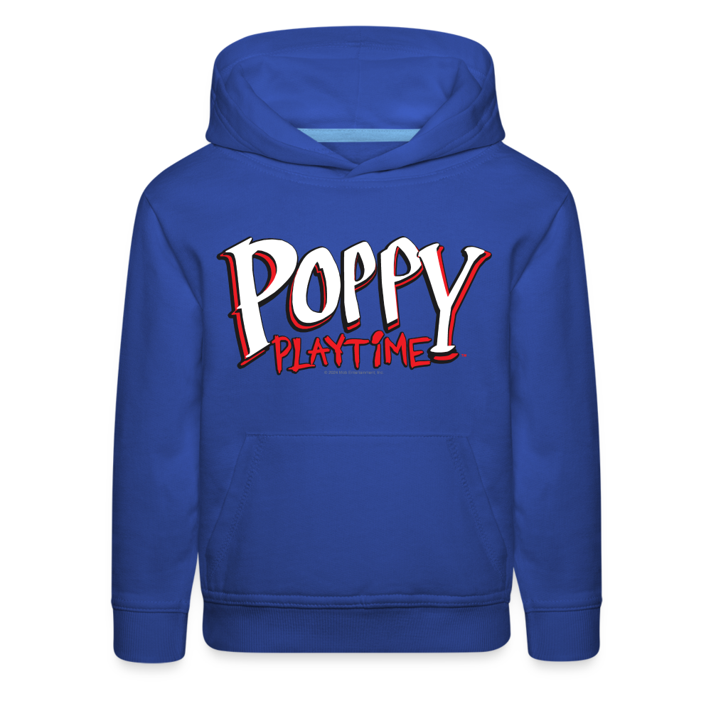 トップス POPPY BIG LOGO SWEATSHIRT (BLUE) POPPY PLAYTIME - Logo Hoodie (Youth) – EpicDrops.com