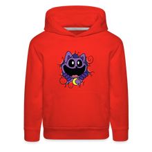 Load image into Gallery viewer, POPPY PLAYTIME - CatNap Face Hoodie (Youth) - red
