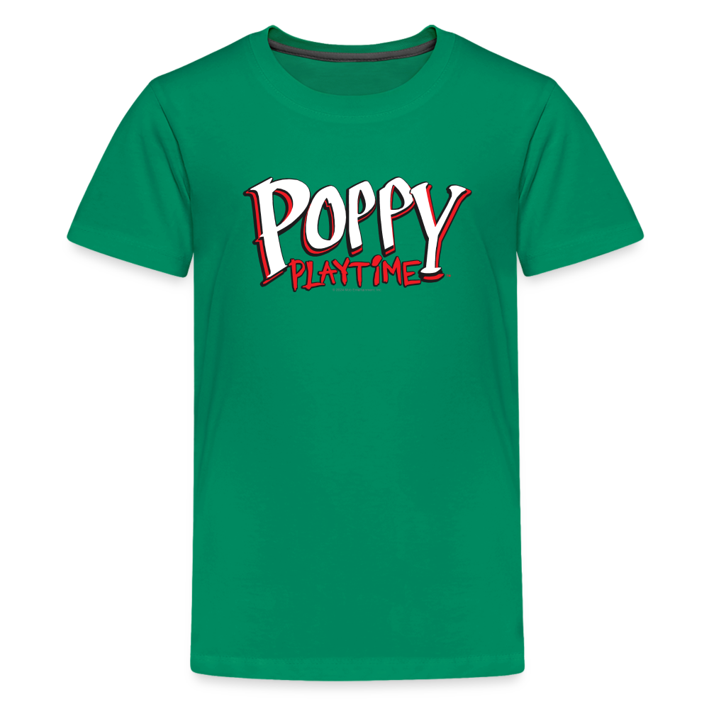 poppy ロゴTシャツ poppy Tシャツ☆あさぎーにょ ロゴ 刺繍 デザイン シルエット