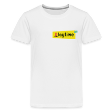 Load image into Gallery viewer, POPPY PLAYTIME - Playtime Factory T-shirt (Youth) - white

