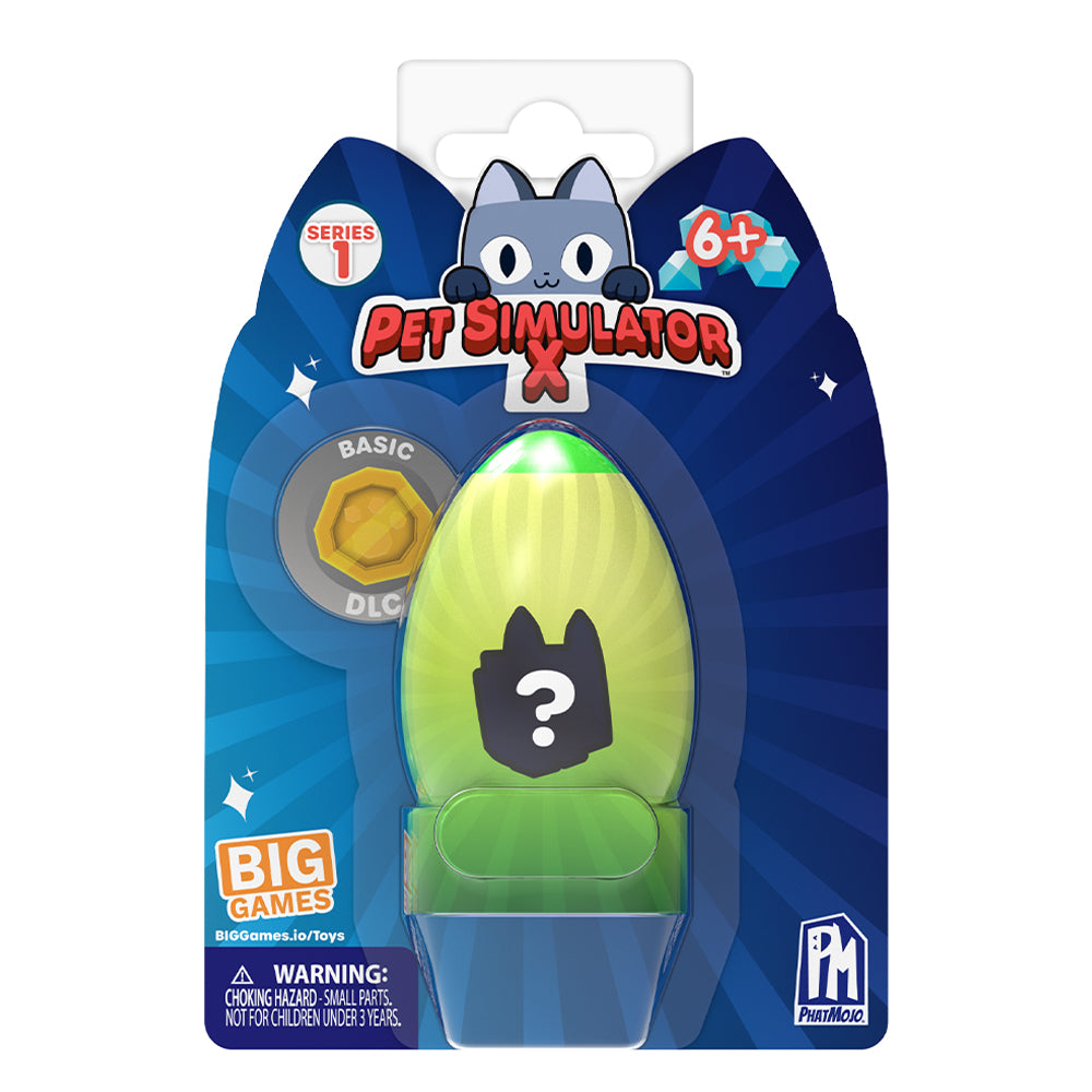 PET SIMULATOR - Mystery Pet Minifigures 1-Pack (One Mystery Egg & Pet Figure, Series 1) [Includes DLC] [Online Exclusive]