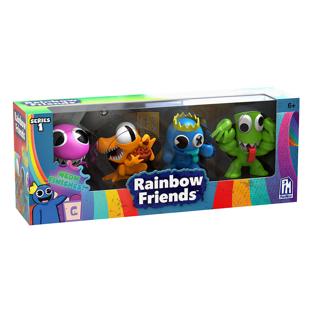 RAINBOW FRIENDS - Neon Minifigure 4-Pack (Four 2.5