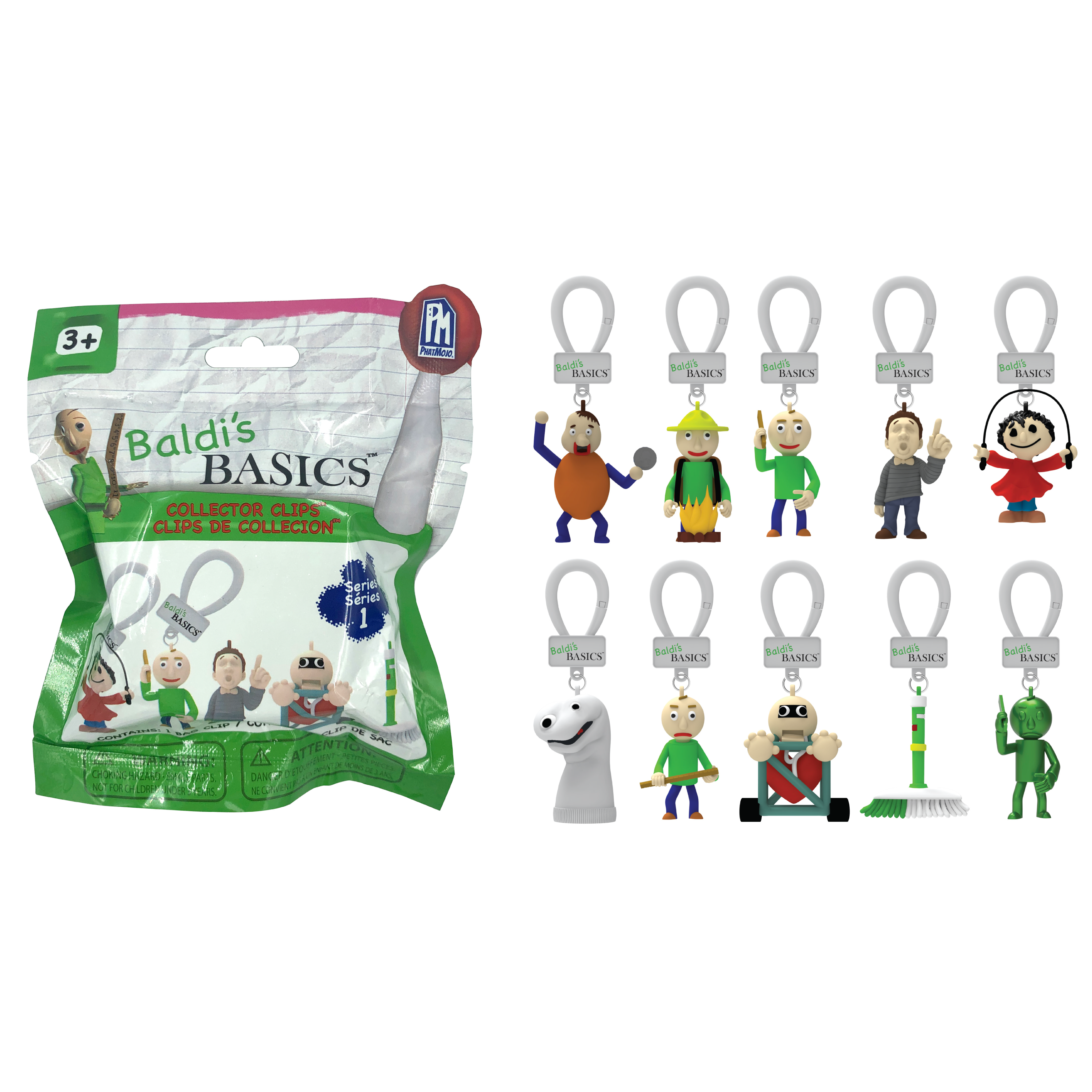 BALDI'S BASICS - Collector Clips Mystery Pack (One 2-3 Figure, Series –