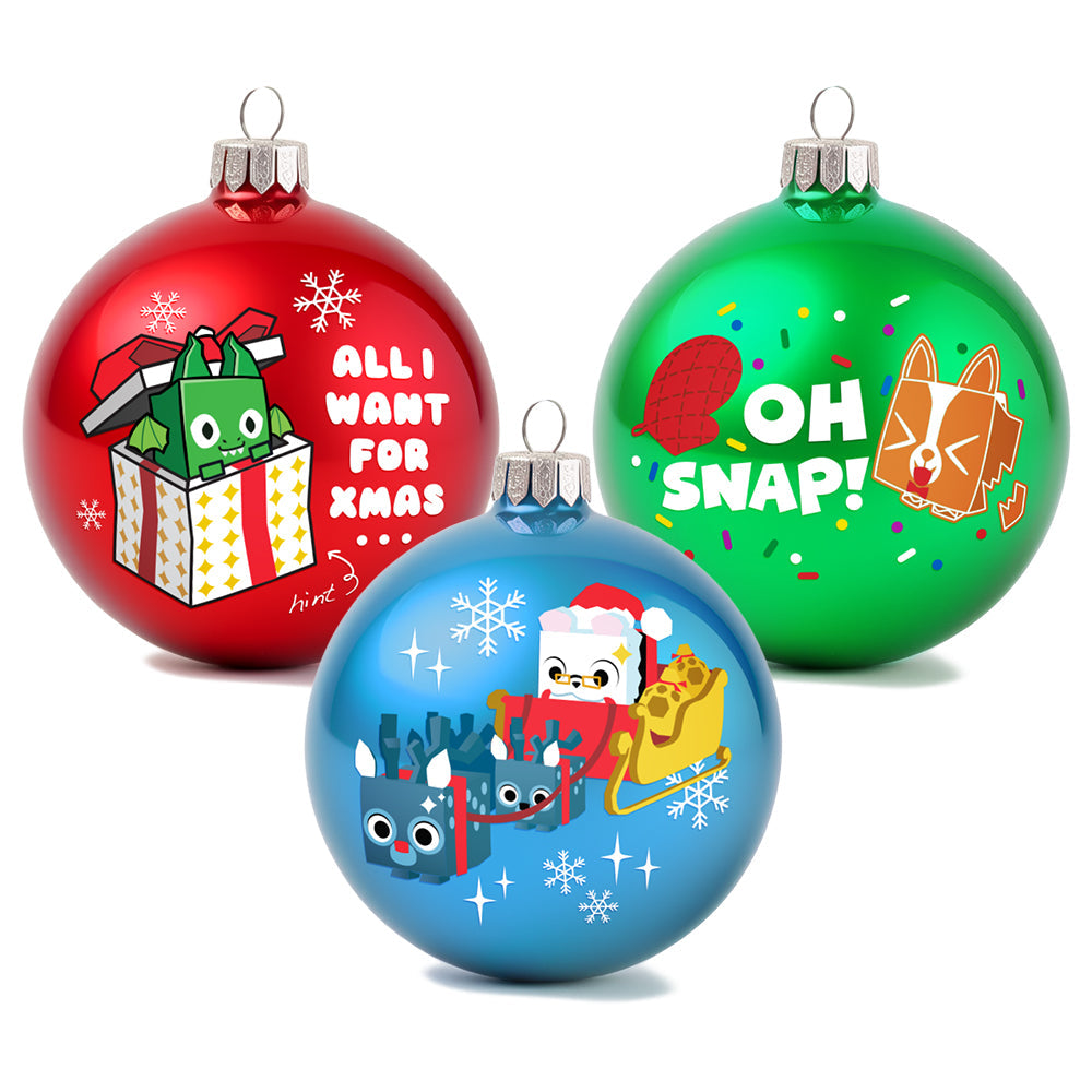 PET SIMULATOR - Holiday Ornaments 2023 Core Set (Three 3