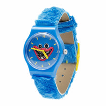 Load image into Gallery viewer, POPPY PLAYTIME - Huggy Wuggy Wrist Watch (Adjustable Watch w/ Fuzzy Fur Straps)
