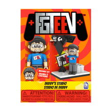 Load image into Gallery viewer, FGTeeV - Duddy&#39;s Studio Single Figure Buildable Set (One 2.25&quot; Buildable Figure, 60 Pieces, Series 1)
