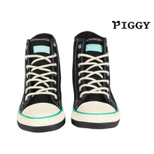Load image into Gallery viewer, PIGGY - Zompiggy Hi-Top Trainers (Canvas Shoes w/ Laces, Youth)
