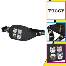 Load image into Gallery viewer, PIGGY - Piggy Characters Fanny Pack Bag (Hands-Free Pouch w/ 3D Charm, Youth)
