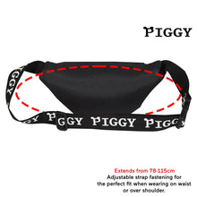 Load image into Gallery viewer, PIGGY - Piggy Characters Fanny Pack Bag (Hands-Free Pouch w/ 3D Charm, Youth)
