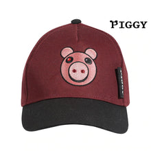 Load image into Gallery viewer, PIGGY - Piggy Face Baseball Cap (Embroidered Hat, Youth Size w/ Adjustable Fit)
