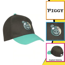 Load image into Gallery viewer, PIGGY - Zompiggy Face Baseball Cap (Embroidered Hat, Youth Size w/ Adjustable Fit)
