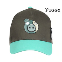 Load image into Gallery viewer, PIGGY - Zompiggy Face Baseball Cap (Embroidered Hat, Youth Size w/ Adjustable Fit)
