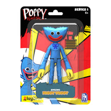 Load image into Gallery viewer, POPPY PLAYTIME - Smiling Huggy Wuggy Action Figure (5&quot; Posable Figure, Series 1) [OFFICIALLY LICENSED]

