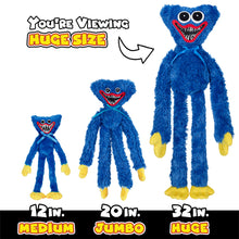 Load image into Gallery viewer, POPPY PLAYTIME - Huggy Wuggy HUGE Plush (32&quot; Tall Plush, Series 1) [OFFICIALLY LICENSED]
