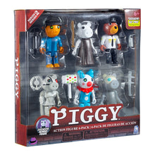 Load image into Gallery viewer, PIGGY - Action Figure 6-Pack (Six 3.5&quot; Buildable Toys, 6 Accessories, Series 2) [Includes DLC]
