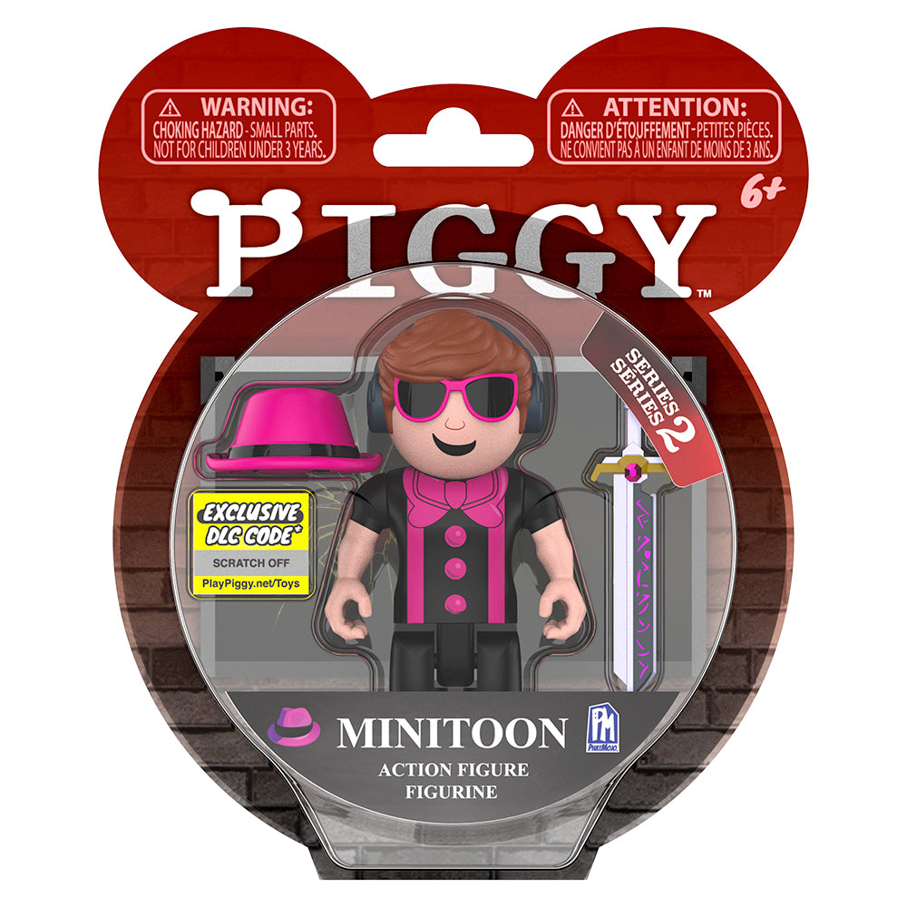 PIGGY - Action Figure 6-Pack (6 Buildable Toys w/ EXCLUSIVE MiniToon  Figure, 9 Accessories, Series 2) [Includes DLC]