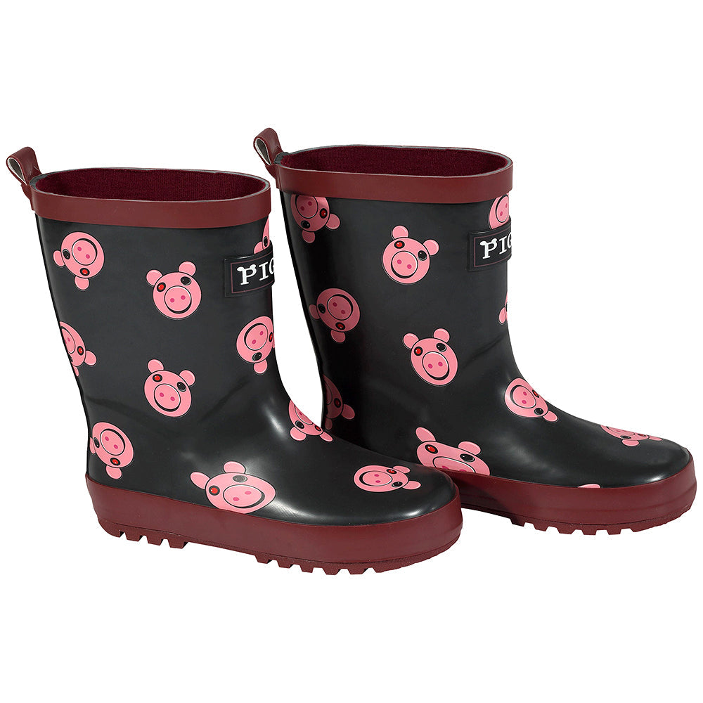 PIGGY - Piggy Wellington Rain Boots (Rubber Boots, Youth)