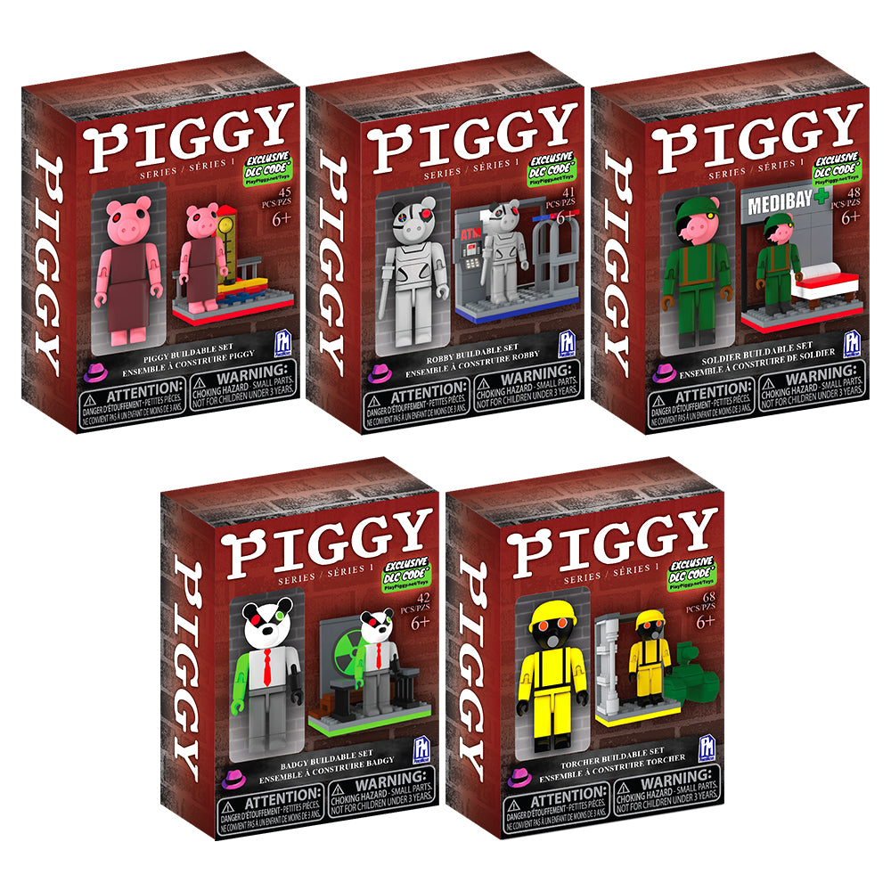 PIGGY - Single Figure Buildable Sets (Series 1) [Includes DLC]