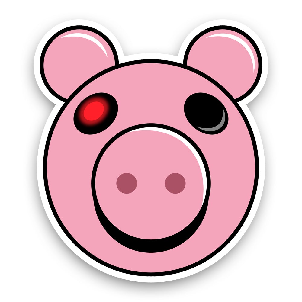PIGGY - Piggy Face Jumbo Sticker (One 5
