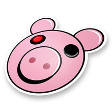 Load image into Gallery viewer, PIGGY - Piggy Face Jumbo Sticker (One 5&quot; Wide Sticker)
