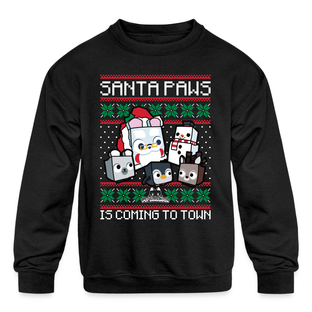 PET SIMULATOR - Santa Paws Sweatshirt - black
