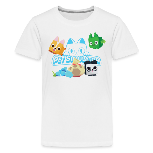 PET SIMULATOR - Classic Pets T-Shirt - white